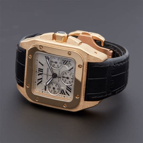 cartier santos 100 price in india|cartier santos watch price list.